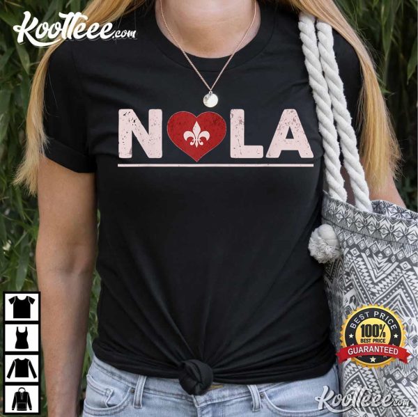 NOLA Strong New Orleans Support T-Shirt