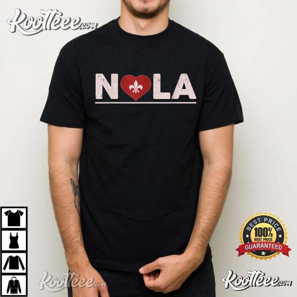 NOLA Strong New Orleans Support T-Shirt