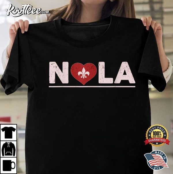 NOLA Strong New Orleans Support T-Shirt