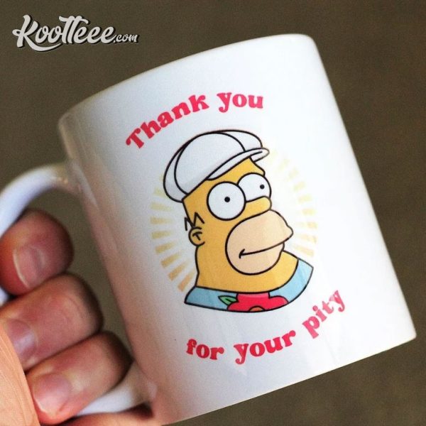 Homer Simpson Thank You For Your Pity Mug