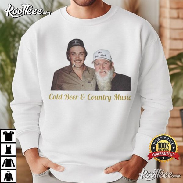 Zach Top John Daly Cold Beer And Country Music T-Shirt