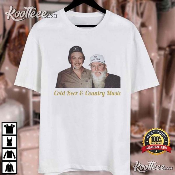 Zach Top John Daly Cold Beer And Country Music T-Shirt