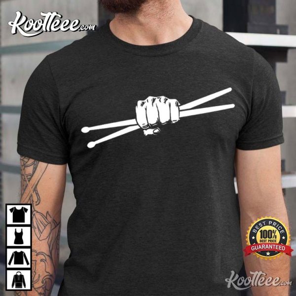 Drummer Gift Drum Sticks T-Shirt