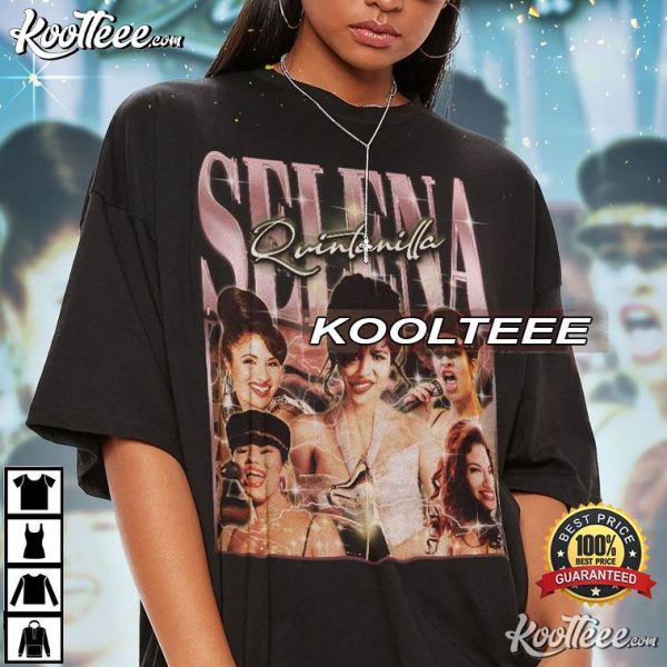 Selena Quintanilla Retro Tribute Gift For Fan T-Shirt