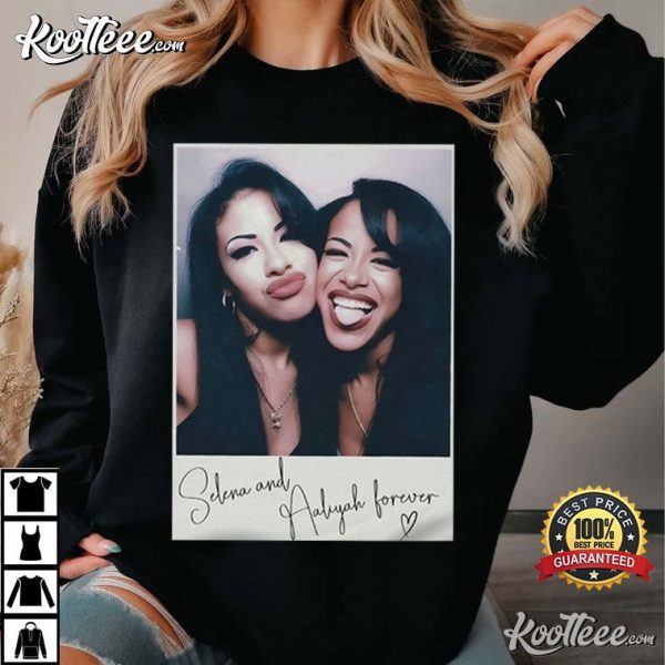 Selena And Aaliyah Forever Selena Quintanilla Aaliyah Haughton T-Shirt