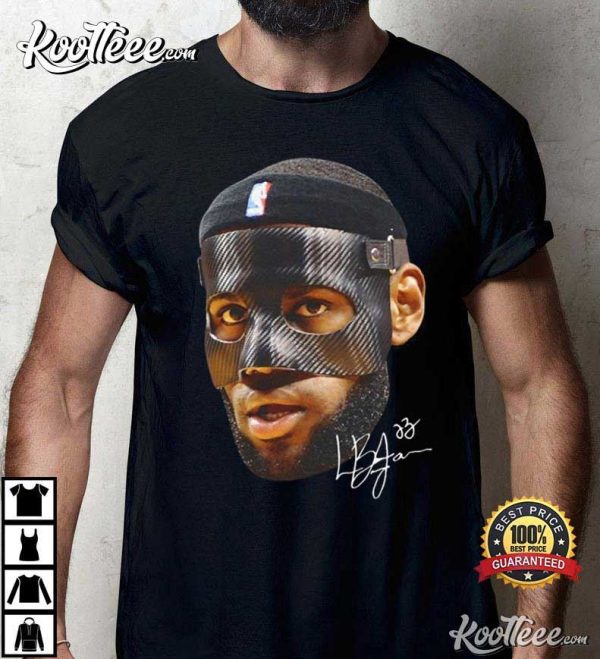 LeBron James Black Mask Vintage T-Shirt