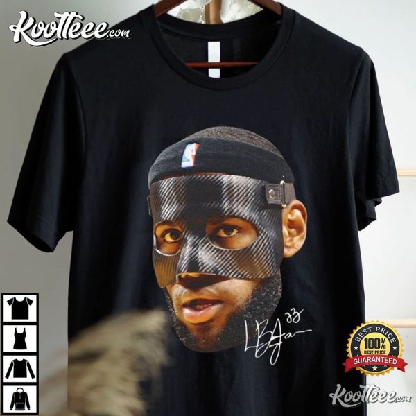 LeBron James Black Mask Vintage T-Shirt