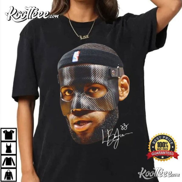 LeBron James Black Mask Vintage T-Shirt