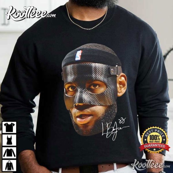 LeBron James Black Mask Vintage T-Shirt