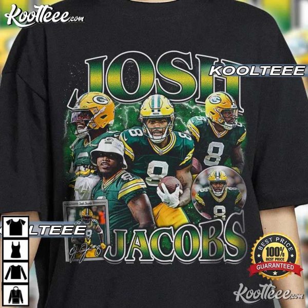 Josh Jacobs Green Bay Packers Vintage 90s T-Shirt