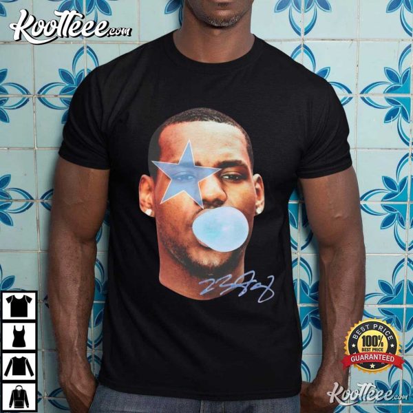 LeBron James Blowing Bubble Gum Vintage T-Shirt