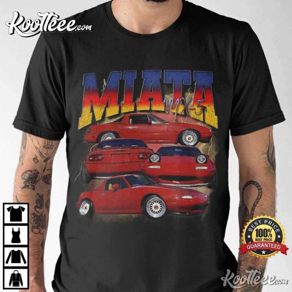 Miata Mazda MX-5 Car Vintage 90s T-Shirt