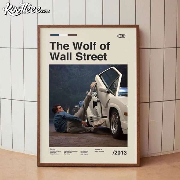 The Wolf of Wall Street Vintage Movie Poster