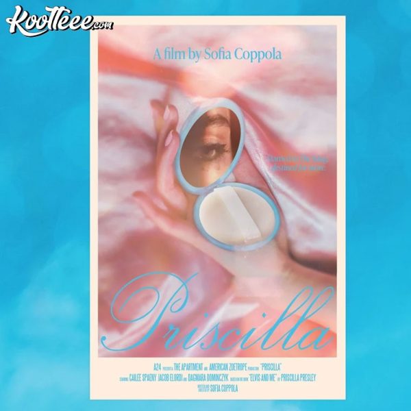 Priscilla 2023 Sofia Coppola Movie Poster