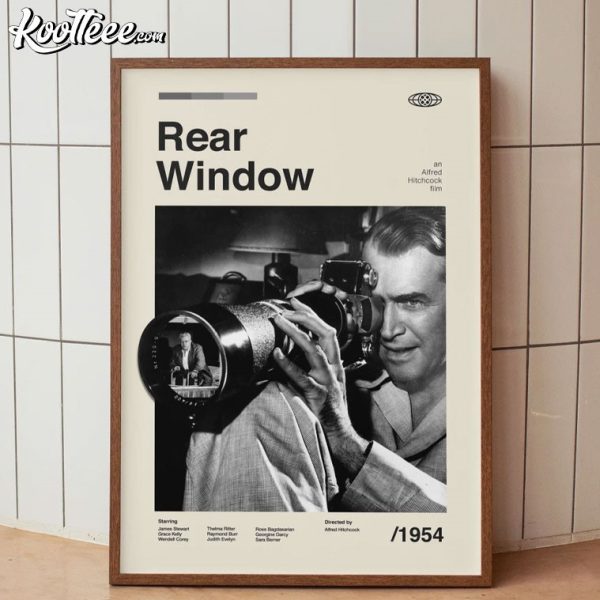 Rear Window Alfred Hitchcock Vintage Movie Poster