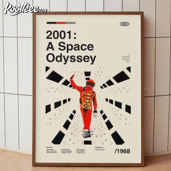 A Space Odyssey 2001 Stanley Kubrick Vintage Movie Poster