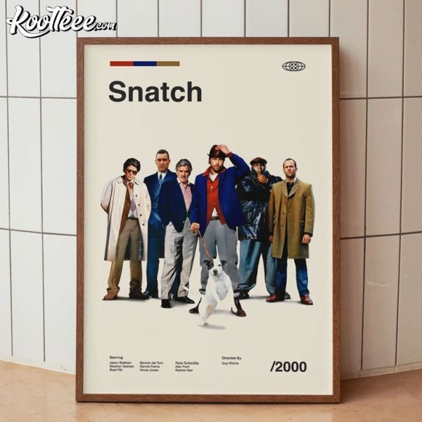 Snatch Brad Pitt Guy Ritchie Movie Poster