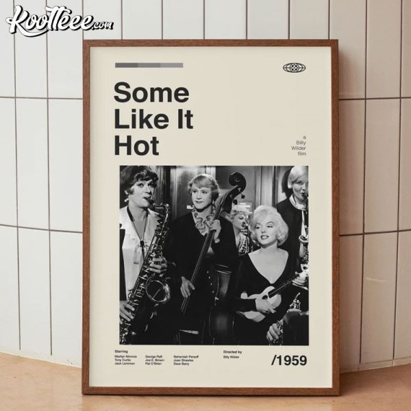 Some Like It Hot Classic Holywood Film Marilyn Monroe Poster