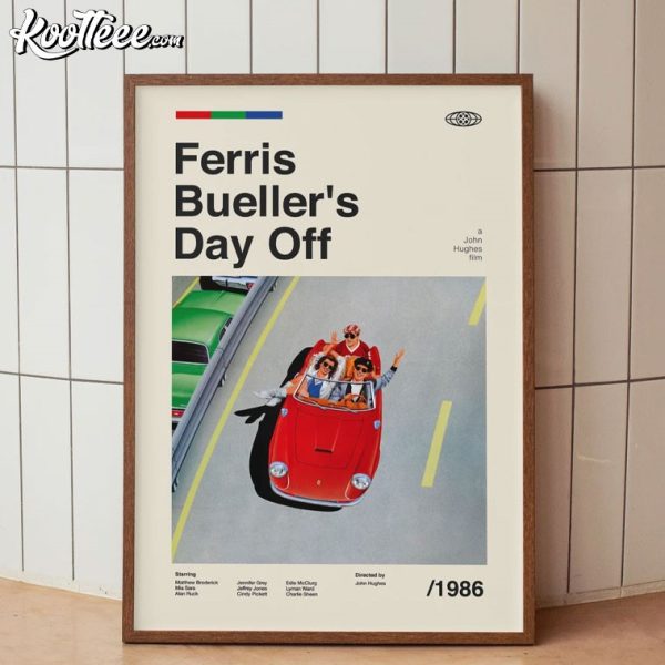 Ferris Bueller’s Day Off Holywood Retro Movie Poster