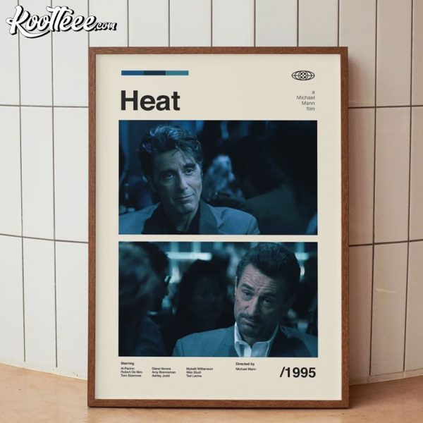 Heat 1995 Al Pacino Robert De Niro Movie Poster