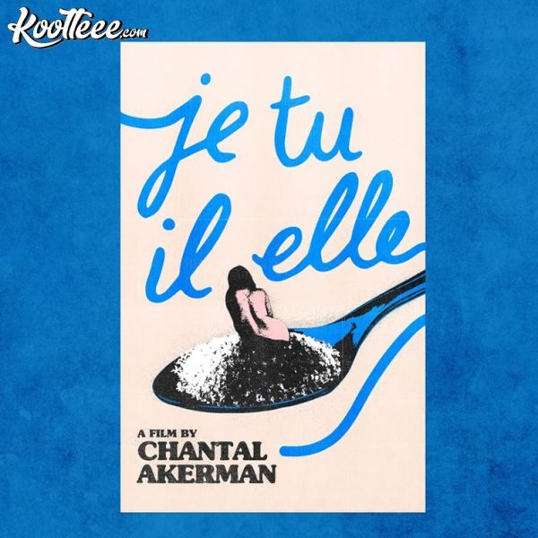 Je Tu Il Elle Chantal Akerman Typographic Film Poster