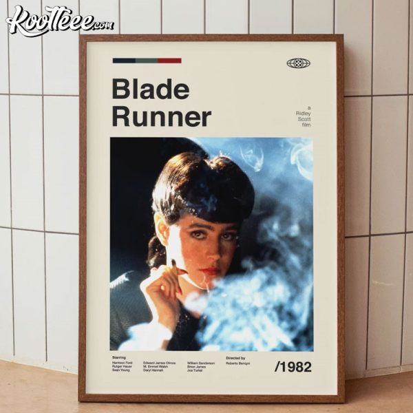 Blade Runner 1982 Ridley Scott Vintage Movie Poster