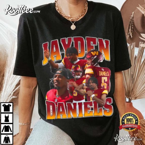 Retro Jayden Daniels 90s Graphic T-Shirt