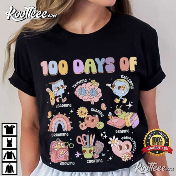 Teacher Appreciation 100 Days Of School Teacher’s Day T-Shirt