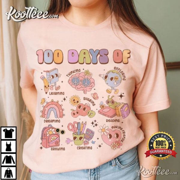 Teacher Appreciation 100 Days Of School Teacher’s Day T-Shirt