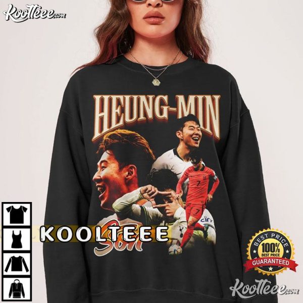 Son Heung-min Football Vintage Bootleg T-Shirt