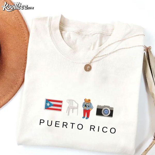 Puerto Rico Bad Bunny DTMF Embroidered Sweatshirt