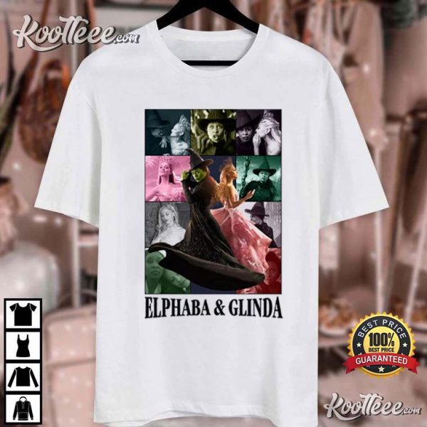 Elphaba And Glinda Eras Tour Wicked Musical Fan T-Shirt