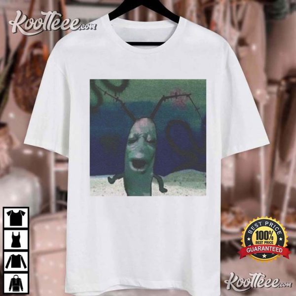 Cursed Plankton Meme Funny T-Shirt