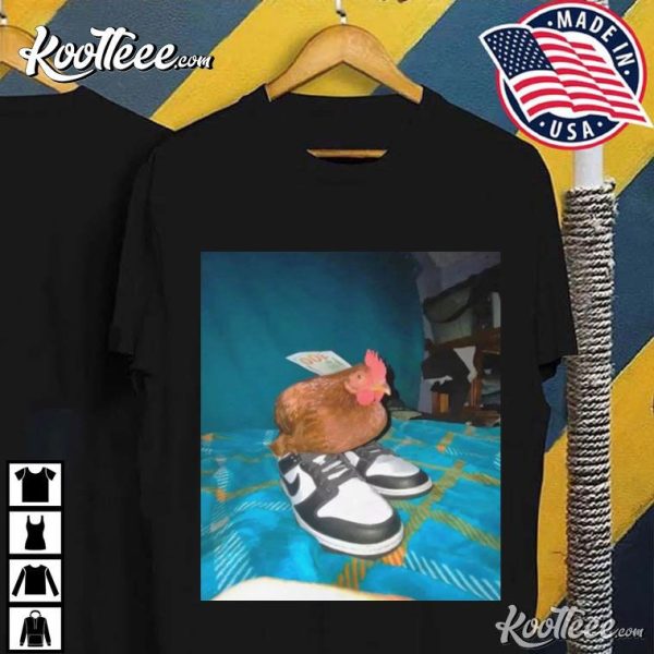 Dripped Out Chicken With Shoes Meme T-Shirt