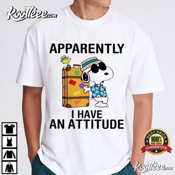 Snoopy Apparently I Have An Attitude T-Shirt