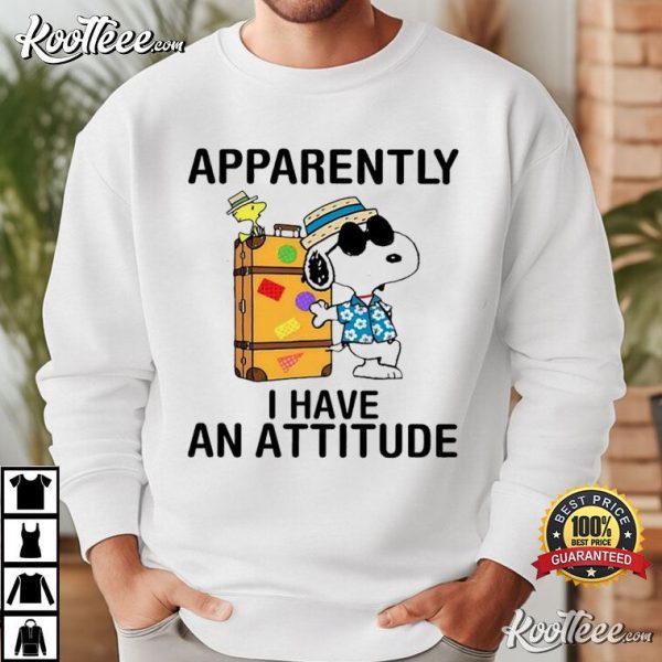 Snoopy Apparently I Have An Attitude T-Shirt