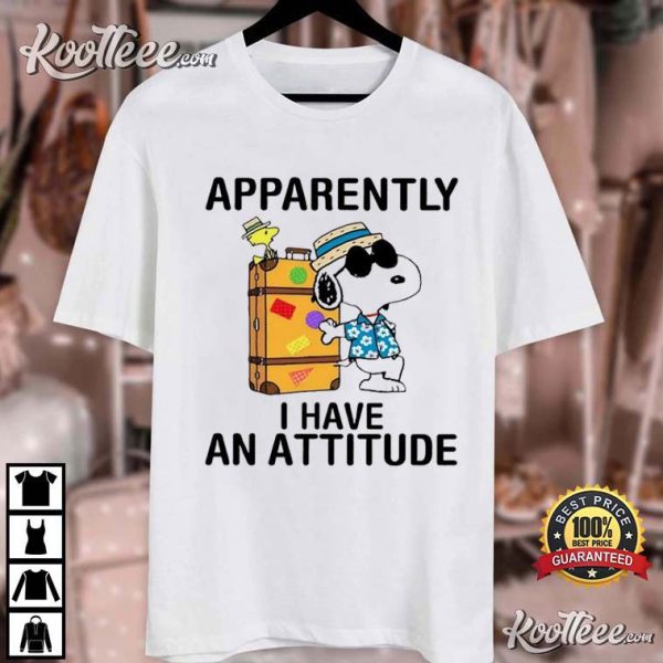 Snoopy Apparently I Have An Attitude T-Shirt