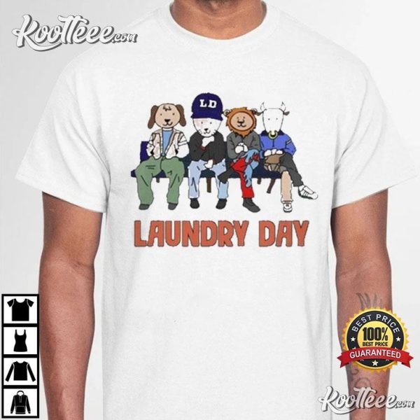 Laundry Day Animals T-Shirt