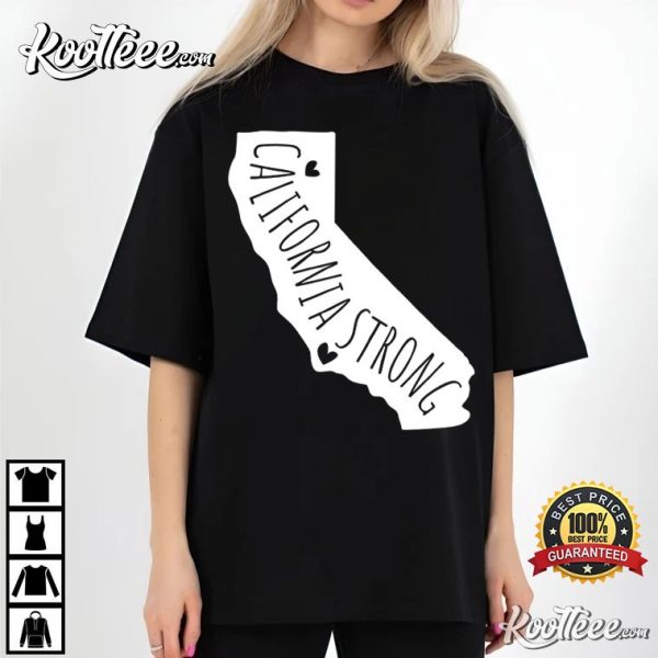 California Strong Fire Recovery California Wildfire 2025 T-Shirt