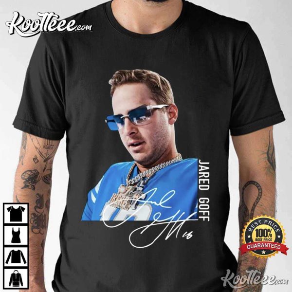 Jared Goff Iced Out Detroit Lions Football Gameday T-Shirt