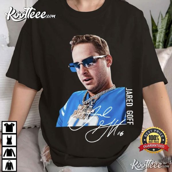 Jared Goff Iced Out Detroit Lions Football Gameday T-Shirt