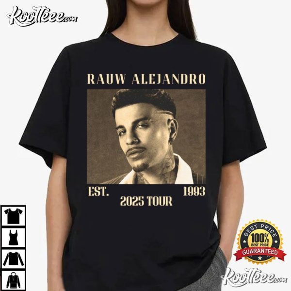 Rauw Alejandro Latin Pop 2025 Concert Merch T-Shirt