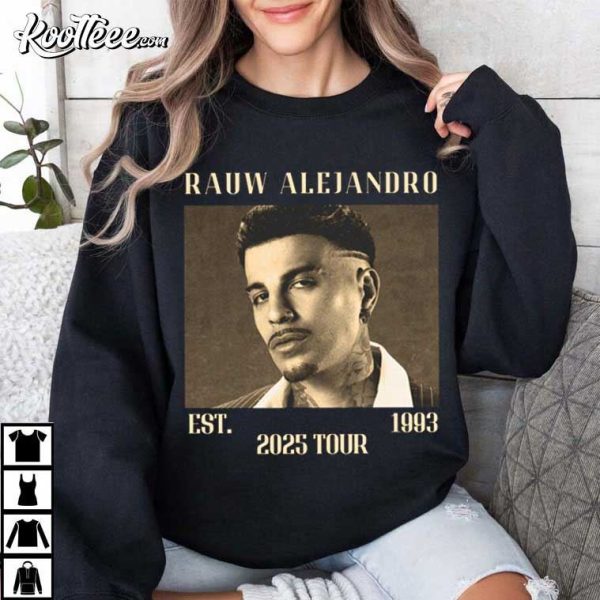 Rauw Alejandro Latin Pop 2025 Concert Merch T-Shirt