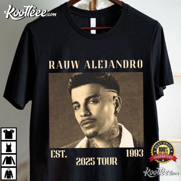 Rauw Alejandro Latin Pop 2025 Concert Merch T-Shirt