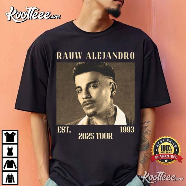 Rauw Alejandro Latin Pop 2025 Concert Merch T-Shirt