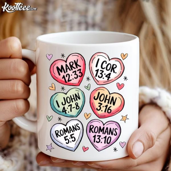 Valentines Day Christian Love Quotes Bible Verses Mug