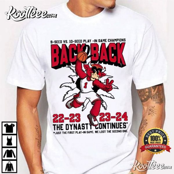 Chicago Bulls Back 2 Back 22-23 23-24 The Dynasty Continues T-Shirt