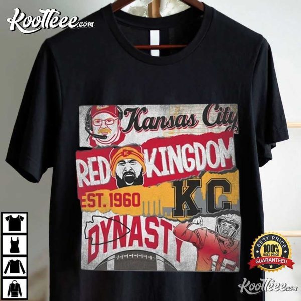 KC Chiefs Football Red Kingdom Dynasty T-Shirt