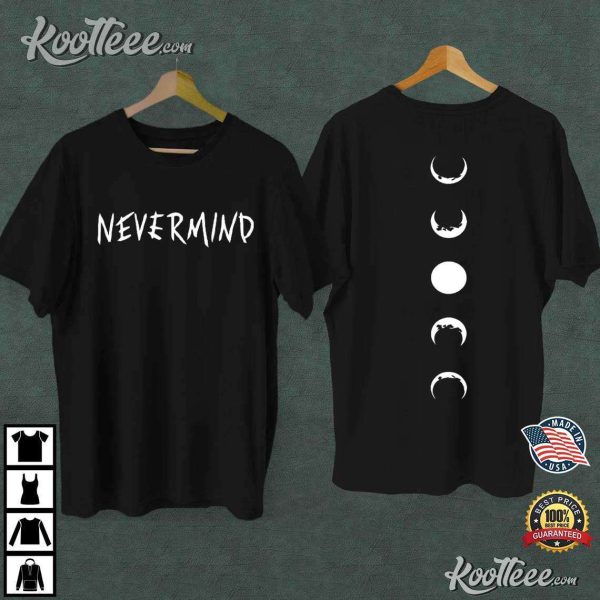 Nevermind Jimin Tattoo Moon Phases Gift For Army T-Shirt