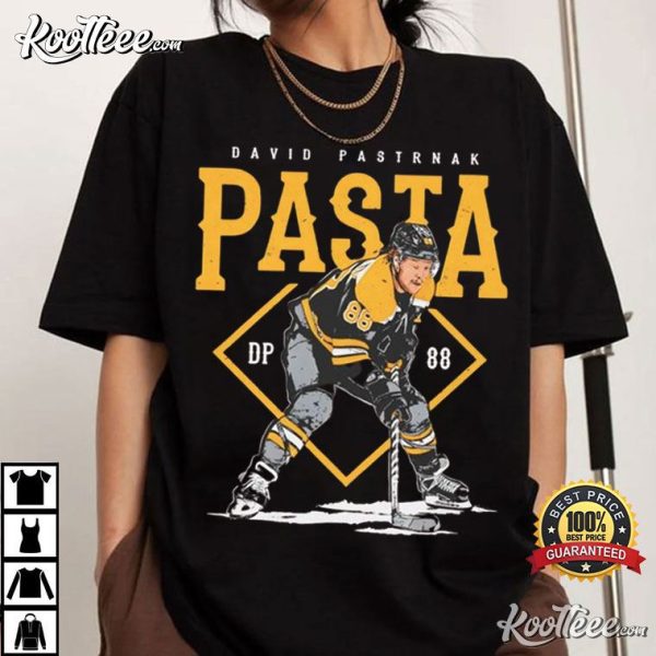 David Pastrnak Boston Bruins NHL Hockey Pasta Vintage T-Shirt